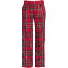 imageLands End Womens Print Flannel Pajama PantsRich Red Multi Tartan