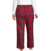 imageLands End Womens Print Flannel Pajama PantsRich Red Multi Tartan