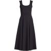 imageLands End Womens Starfish Midi Fit and Flare DressBlack