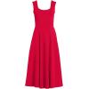 imageLands End Womens Starfish Midi Fit and Flare DressHeritage Red