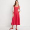 imageLands End Womens Starfish Midi Fit and Flare DressHeritage Red