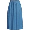 imageLands End Womens Tencel Fibers Flowy Midi SkirtSoft Indigo