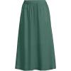 imageLands End Womens Tencel Fibers Flowy Midi SkirtWashed Evergreen