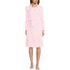 imageLands End Womens Cooling Robe with PipingPink Fog