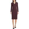 imageLands End Womens Knit Rib Button Front DressMidnight Plum