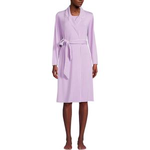 imageLands End Womens Cooling Robe with PipingBlushed Lilac