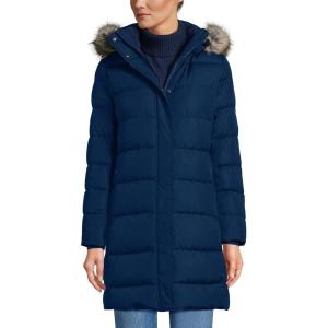 imageLands End Womens Max 600 Down Puffer CoatDeep Sea Navy