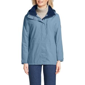 imageLands End Womens Squall Waterproof Insulated Winter JacketPale Slate Blue