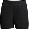 imageLands End School Uniform Womens PullOn 7quot Chino ShortsBlack