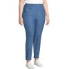 imageLands End Womens Active High Rise Soft Performance Refined Tapered Ankle PantsEvening Blue Space Dye