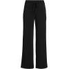 imageLands End Womens Cupro Knit Mid Rise Wide Leg PantsBlack