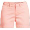 imageLands End Womens Elastic Back Classic 5quot Chino ShortsCrisp Peach