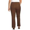 imageLands End Womens High Rise Bi Stretch Pintuck Boot Cut PantsAllspice