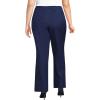 imageLands End Womens High Rise Bi Stretch Pintuck Boot Cut PantsDeep Sea Navy