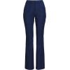 imageLands End Womens High Rise Bi Stretch Pintuck Boot Cut PantsDeep Sea Navy