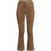 imageLands End Womens High Rise Corduroy Kick Crop PantsDark Toffee