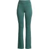 imageLands End Womens High Rise Serious Sweats Fleece Lined Pocket Bootcut PantsWashed Evergreen