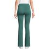 imageLands End Womens High Rise Serious Sweats Fleece Lined Pocket Bootcut PantsWashed Evergreen