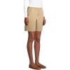 imageLands End Womens Mid Rise Elastic Waist PullOn 10quot Chino Bermuda ShortsDesert Tan