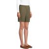 imageLands End Womens Mid Rise Elastic Waist PullOn 10quot Chino Bermuda ShortsForest Moss