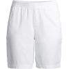 imageLands End Womens Mid Rise Elastic Waist PullOn 10quot Chino Bermuda ShortsWhite