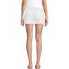 imageLands End Womens Mid Rise Scallop Hem 5quot Chino ShortsWhite