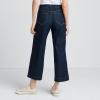 imageLands End Womens Recover Denim High Rise Wide Leg Crop JeansRiver Rinse