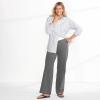 imageLands End Womens Starfish High Rise Wide Leg PantsCharcoal Heather