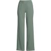 imageLands End Womens Starfish High Rise Wide Leg PantsLily Pad Green