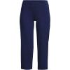 imageLands End Womens Starfish Mid Rise PullOn Crop PantsDeep Sea Navy