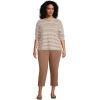 imageLands End Womens Starfish Mid Rise PullOn Crop PantsWarm Tawny Brown