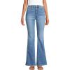 imageLands End Womens Denim High Rise Skinny Flare JeansBeau Blue