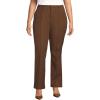 imageLands End Womens High Rise Bi Stretch Pintuck Boot Cut PantsAllspice