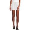 imageLands End Womens High Rise Pleated Aline 5quot Linen ShortsWhite