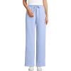 imageLands End Womens Serious Sweats High Rise Relaxed Straight Leg PantsLight Cornflower