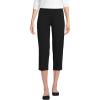 imageLands End Womens Starfish Mid Rise PullOn Crop PantsBlack