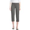 imageLands End Womens Starfish Mid Rise PullOn Crop PantsCharcoal Heather