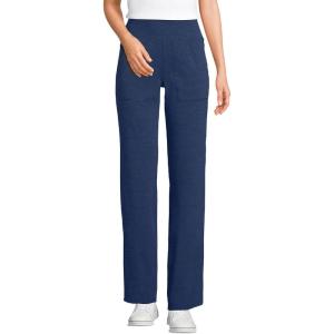 imageLands End Womens Active Hi Impact High Rise Straight Leg PantsVintage Indigo Heather