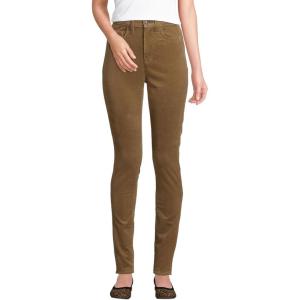 imageLands End Womens Slender High Rise Corduroy Skinny PantsDark Toffee