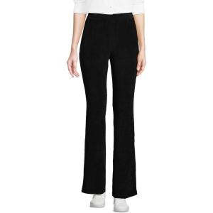 imageLands End Womens Sport Knit High Rise Corduroy Bootcut PantsBlack