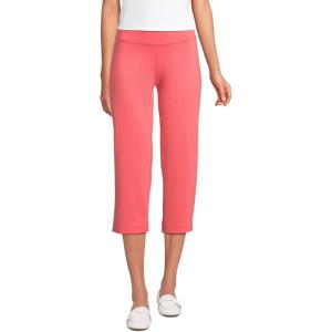 imageLands End Womens Starfish Mid Rise PullOn Crop PantsWood Lily