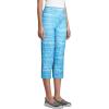 imageLands End Womens Active Crop Yoga PantsReef Blue Tie Dye Wave