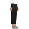 imageLands End Womens Flex Mid Rise Pull On Crop PantsBlack