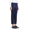 imageLands End Womens Flex Mid Rise Pull On Crop PantsDeep Sea Navy