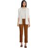 imageLands End Womens Flex Mid Rise Pull On Crop PantsRusset Brown