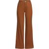 imageLands End Womens High Rise 5 Pocket Wide Leg Chino PantsDark Caramel