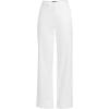 imageLands End Womens High Rise 5 Pocket Wide Leg Chino PantsWhite