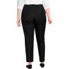 imageLands End Womens High Rise Bi Stretch Pintuck Pencil Ankle PantsBlack