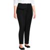 imageLands End Womens High Rise Bi Stretch Pintuck Pencil Ankle PantsBlack