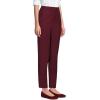 imageLands End Womens High Rise Bi Stretch Pintuck Pencil Ankle PantsRich Burgundy